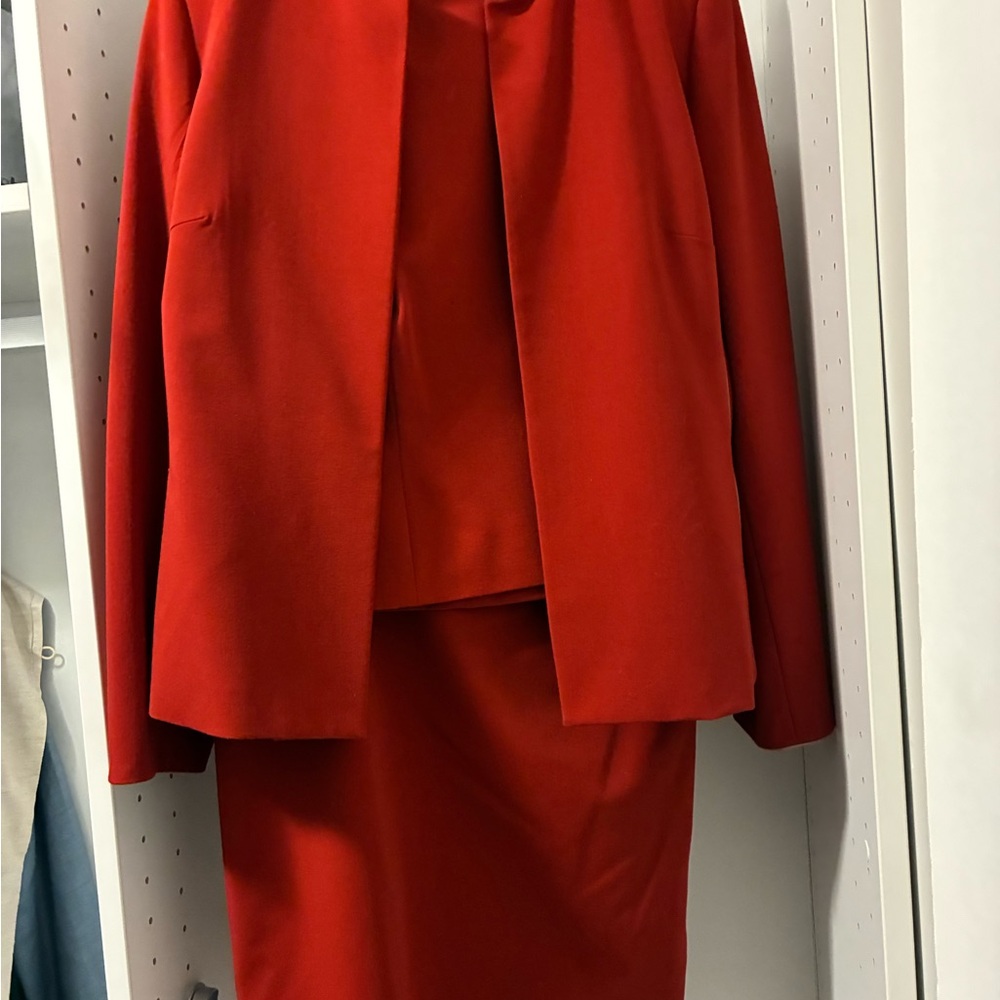 Kasper Bold Scarlet 3-Piece Suit